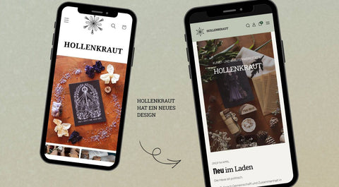 Zwei Screenshots, jeweils vom alten und vom neuen Shop Design.